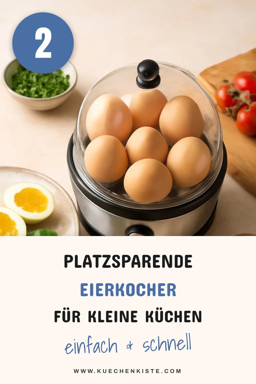 Eierkocher für kleine Küchen