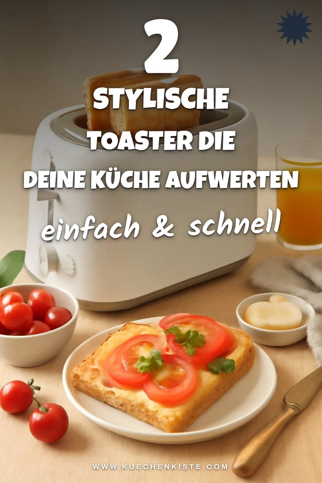Stylische Toaster für deine Sommerküche