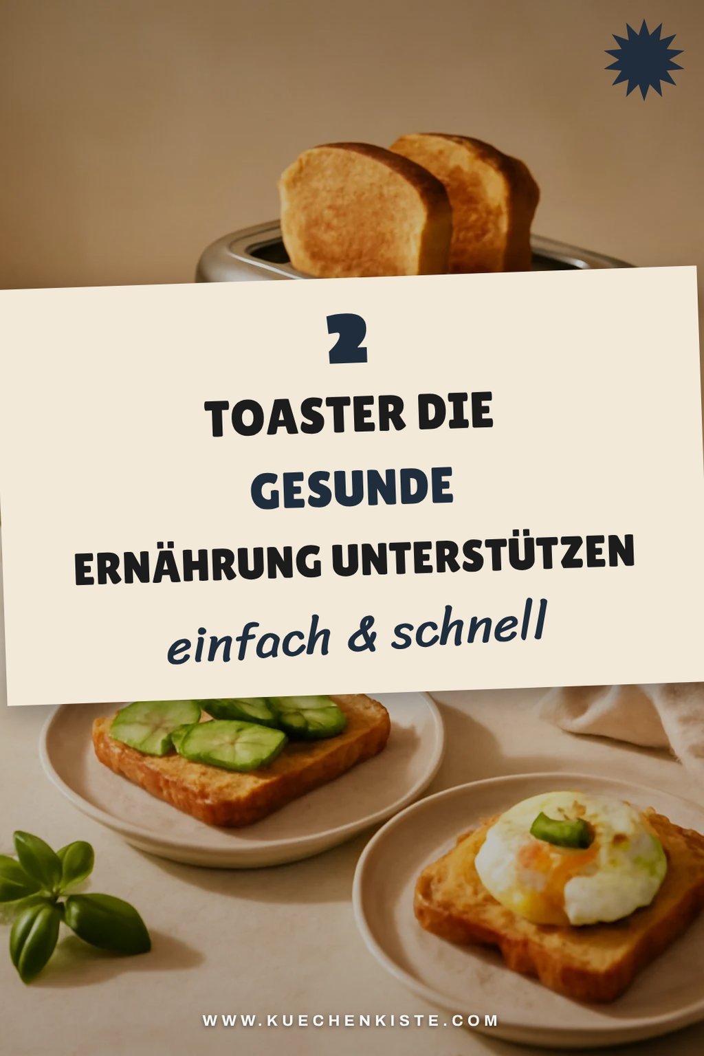 Toaster für gesundes Frühstück