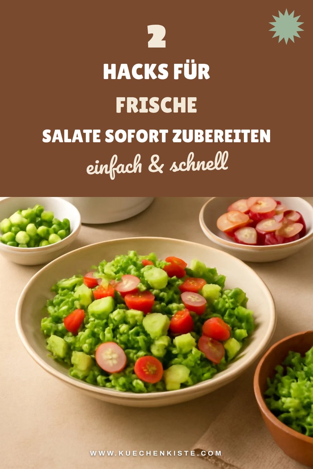 So bereitest du frische Salate in Minuten vor