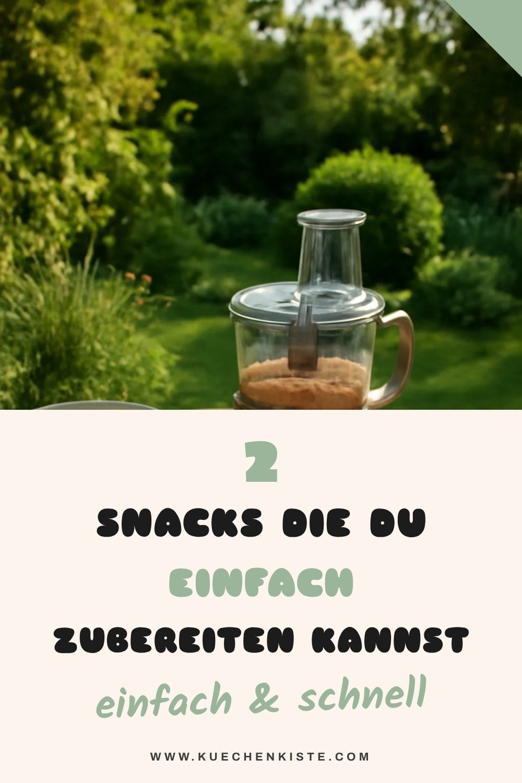 Gesunde Snacks für zwischendurch