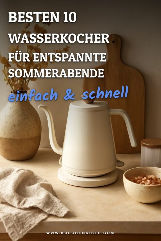 Die besten 10 Wasserkocher für entspannte Sommerabende 2026