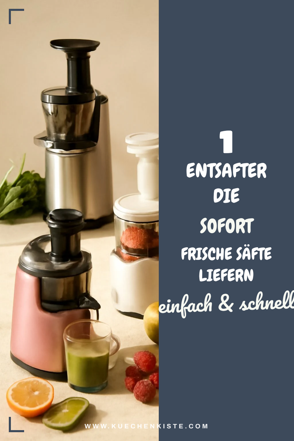Diese 5 Entsafter bringen frischen Geschmack in dein Glas