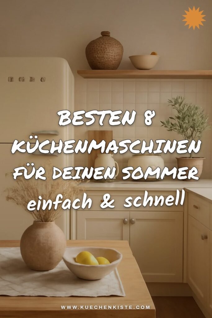 Die besten 8 Küchenmaschinen für deinen Sommer 2026