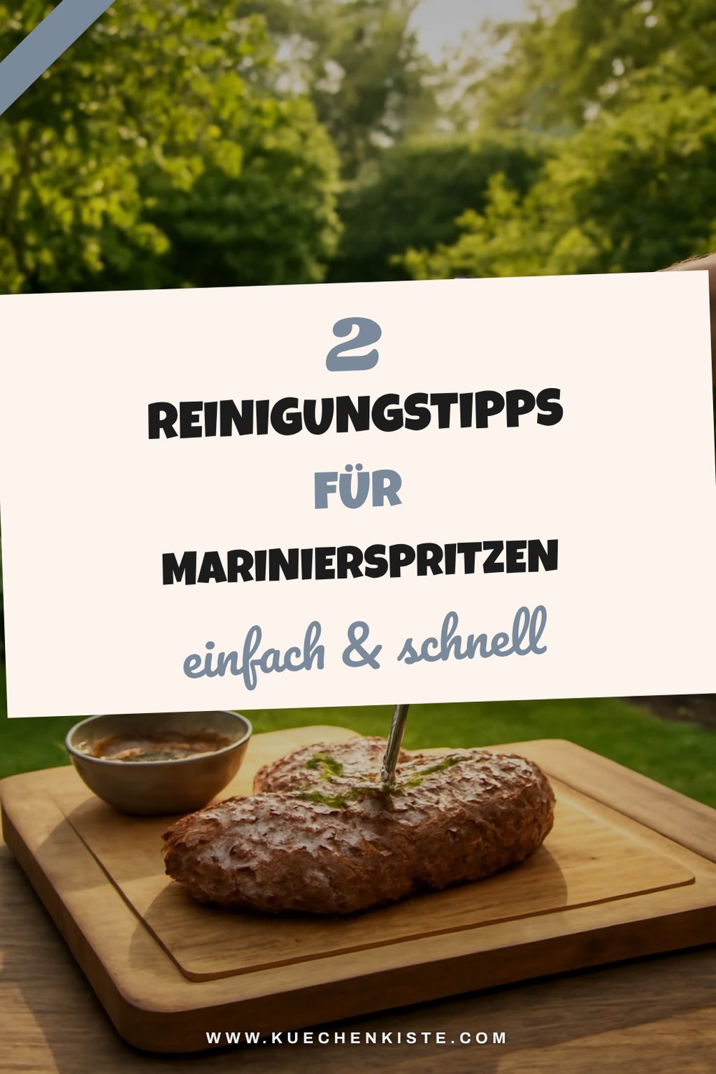 Tipps zur Reinigung von Marinierspritzen