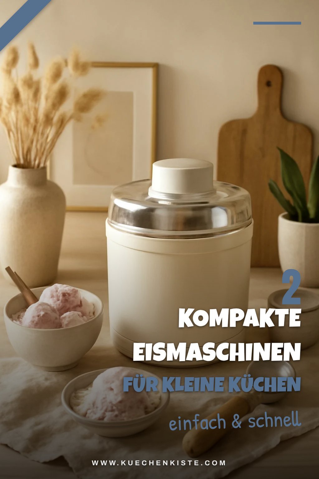 Kompakte Eismaschinen für kleine Küchen