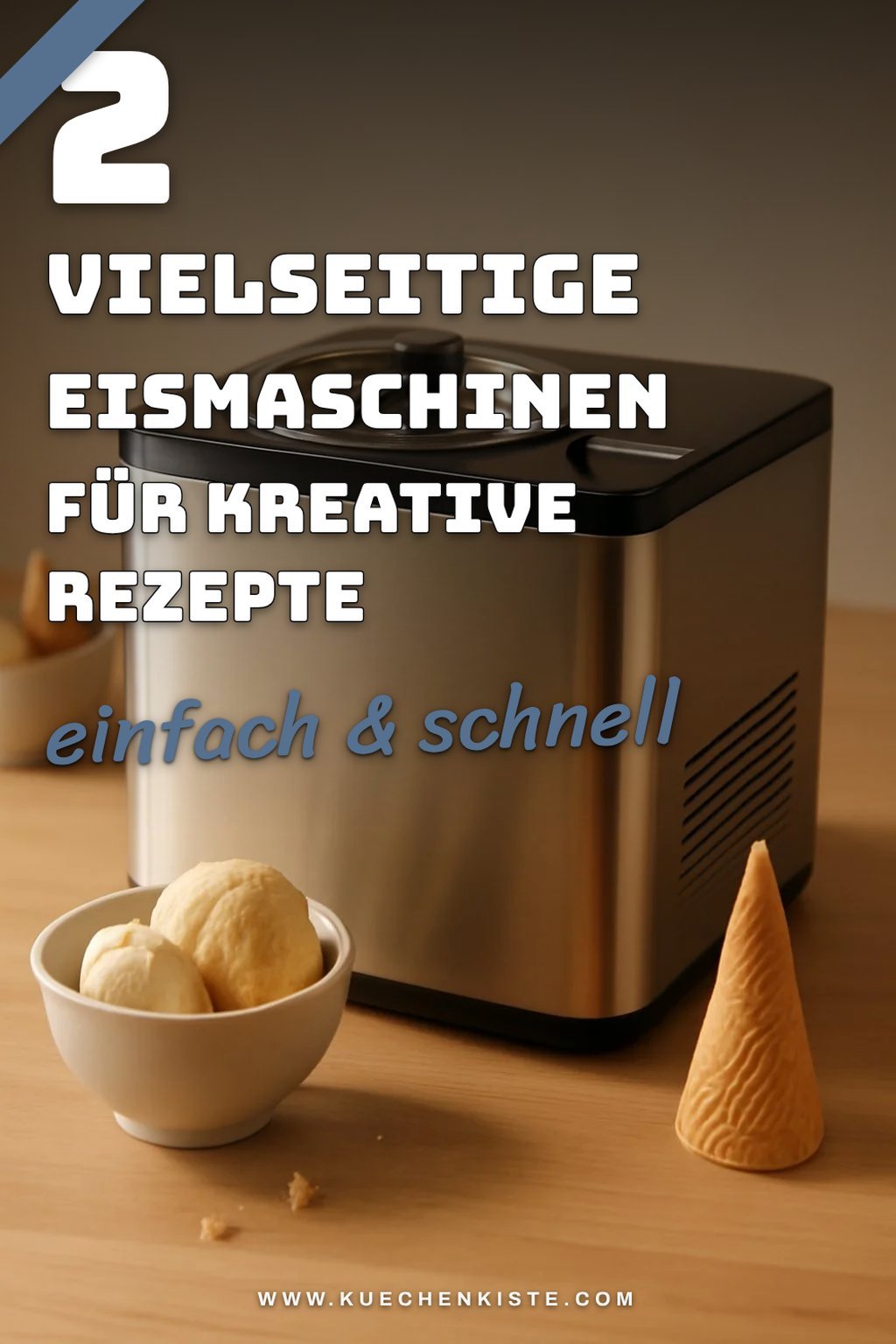 Vielseitige Eismaschinen für kreative Rezepte
