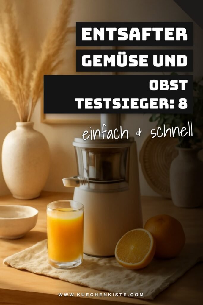 Entsafter Gemüse und Obst Testsieger: 8 Top Modelle 2026