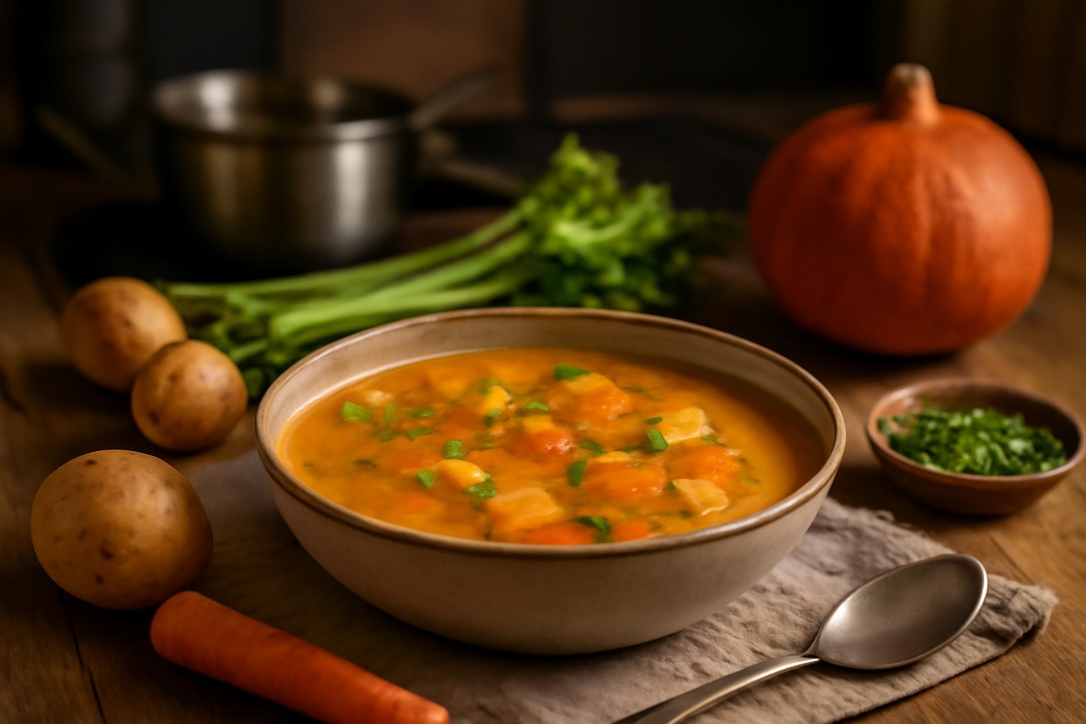 So kochst du die perfekte leichte Herbstsuppe
