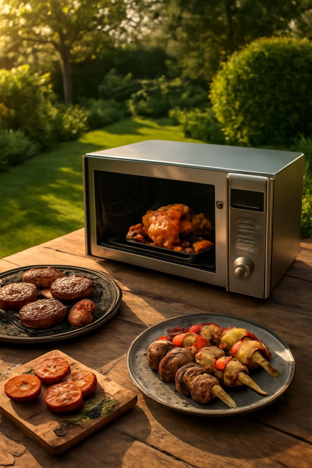 Mikrowellen-Grillplatte 28 cm