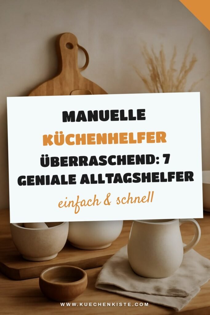 Manuelle Küchenhelfer überraschend: 7 geniale Alltagshelfer