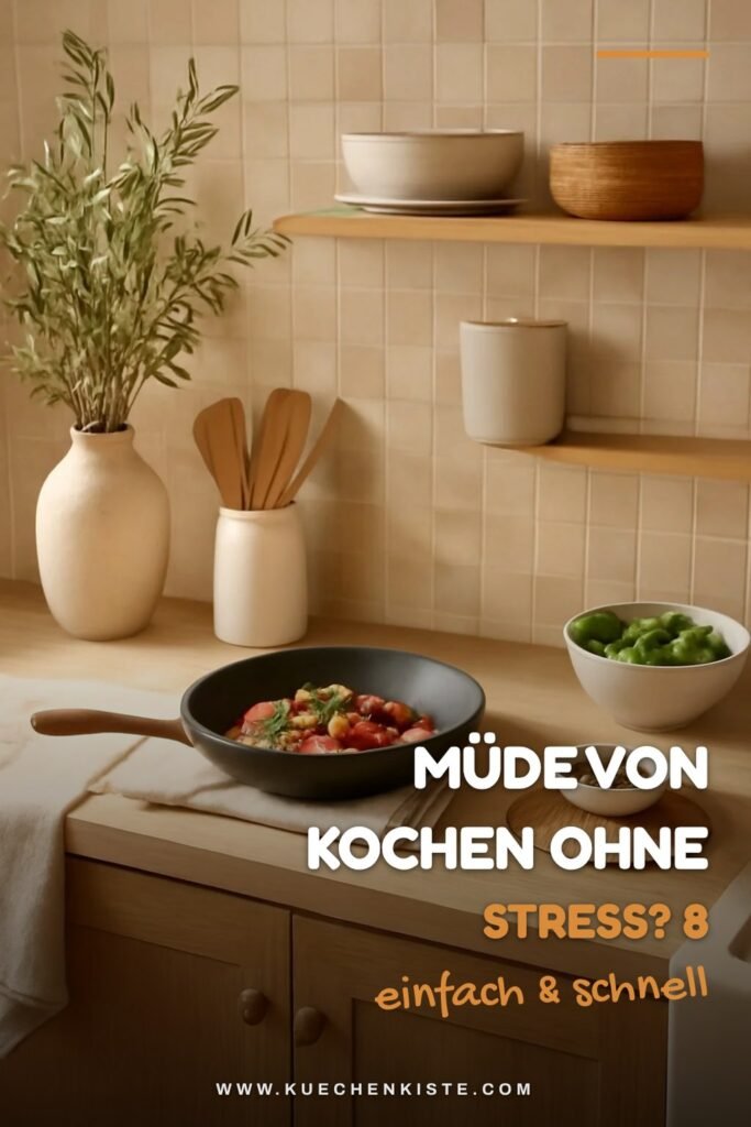 Müde von Kochen ohne Stress? 8 geniale Ideen, die das wirklich ändern