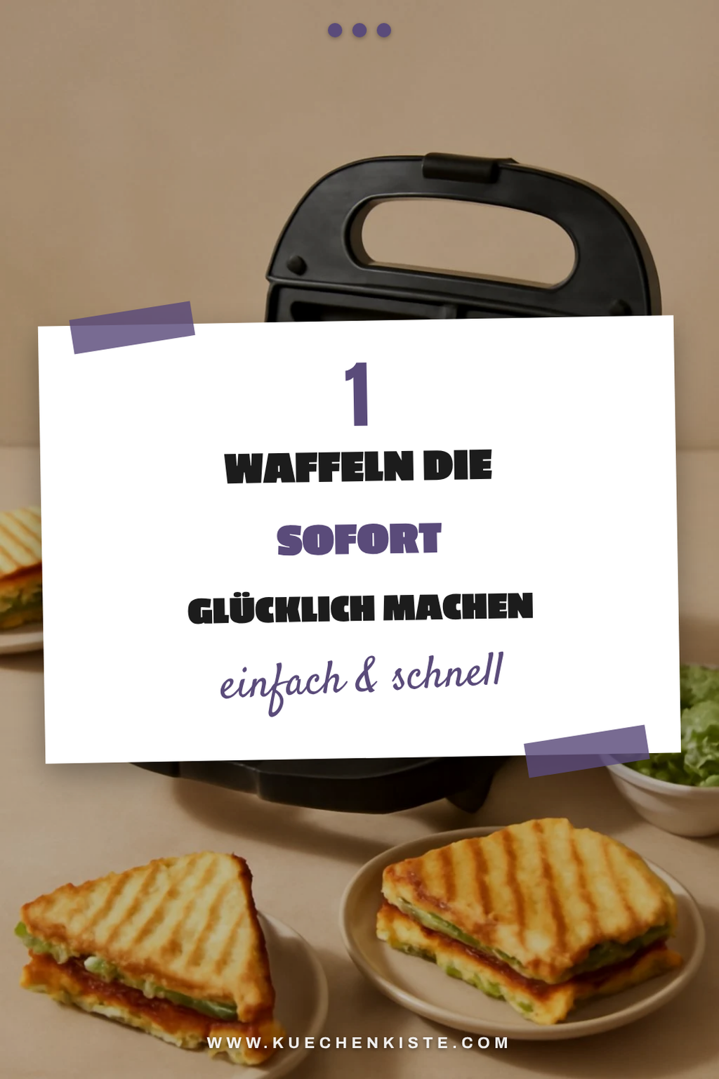 Die besten Waffeln mit einem Sandwichmaker 3 in 1 zubereiten
