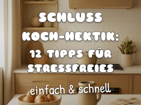 Schluss Koch-Hektik: 12 Tipps für stressfreies Kochen