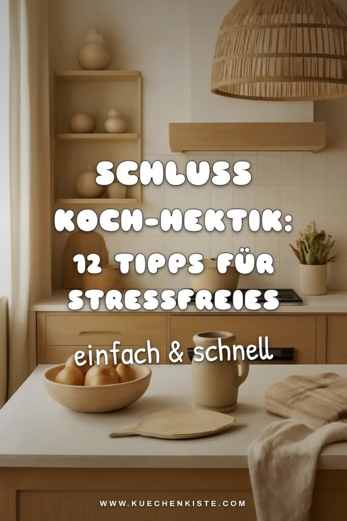 Schluss Koch-Hektik: 12 Tipps für stressfreies Kochen