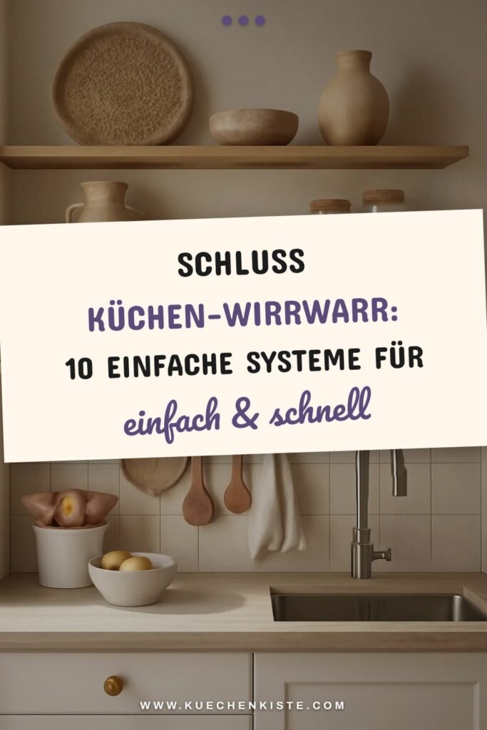 Schluss Küchen-Wirrwarr: 10 einfache Systeme für den Alltag