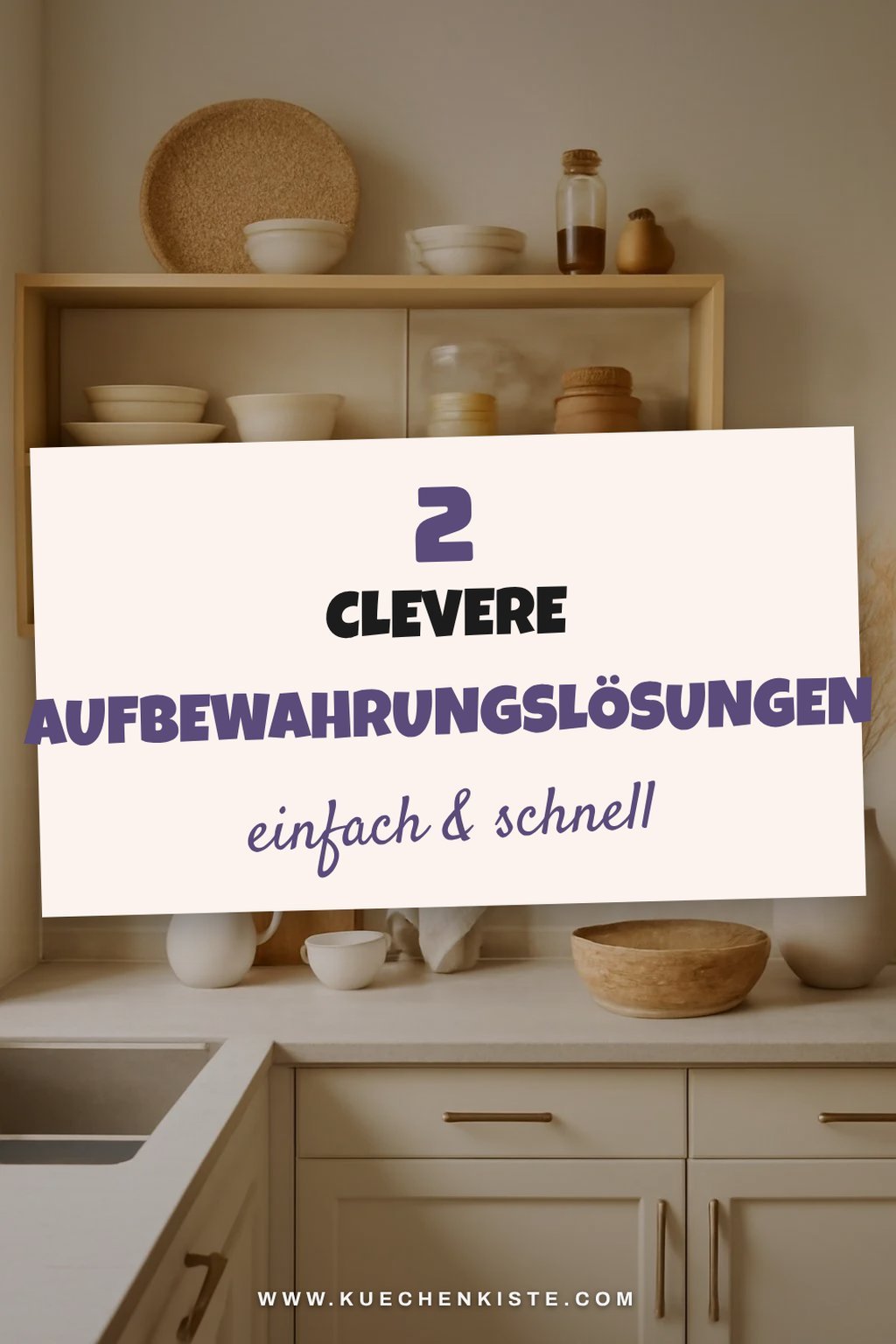 Effiziente Aufbewahrung für Kochutensilien in 4 Schritten