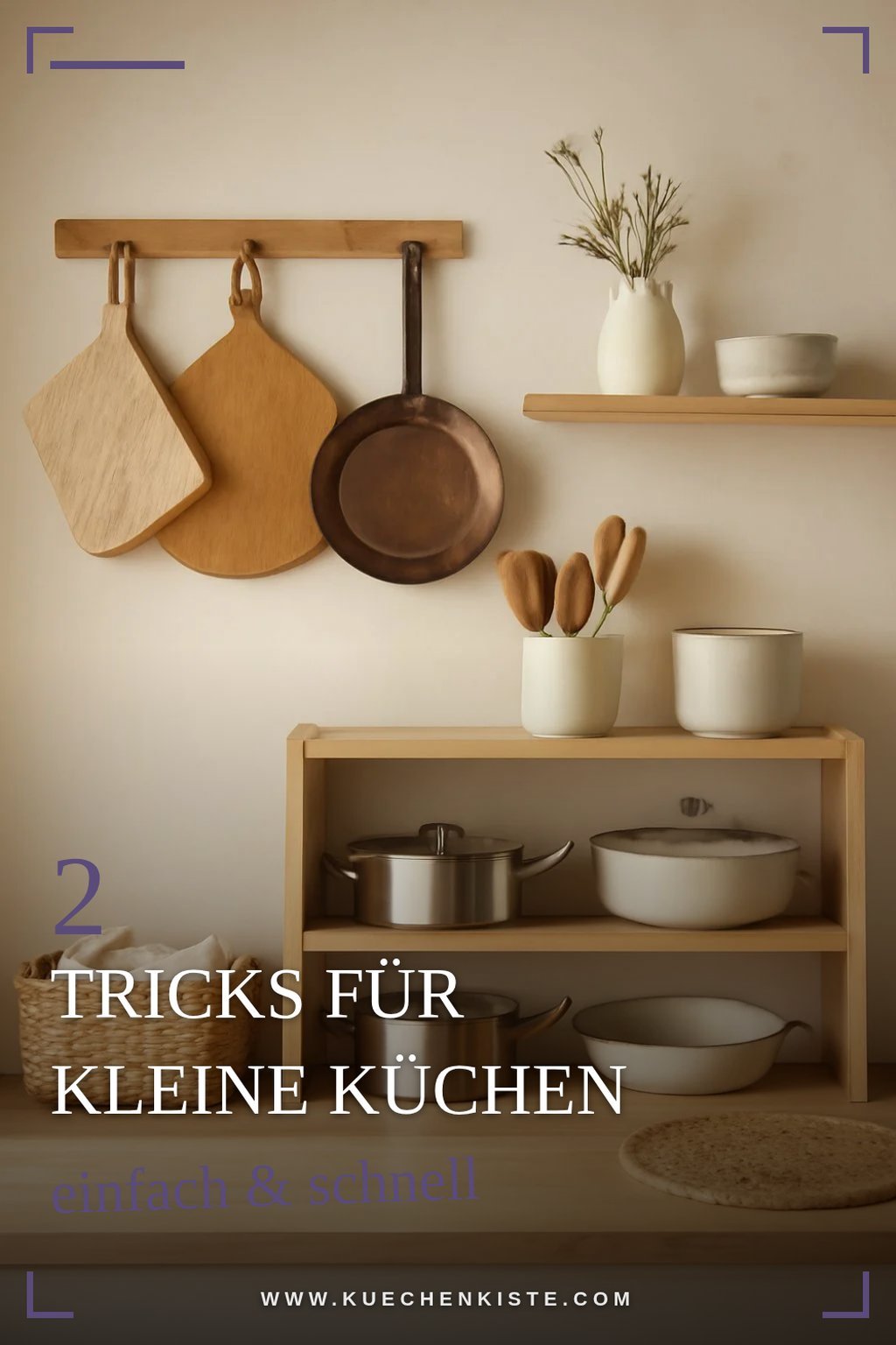 Küchenorganisation für kleine Räume in 5 einfachen Schritten