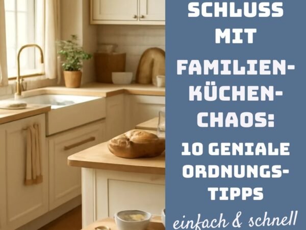 Schluss mit Familien-Küchen-Chaos: 10 geniale Ordnungs-Tipps