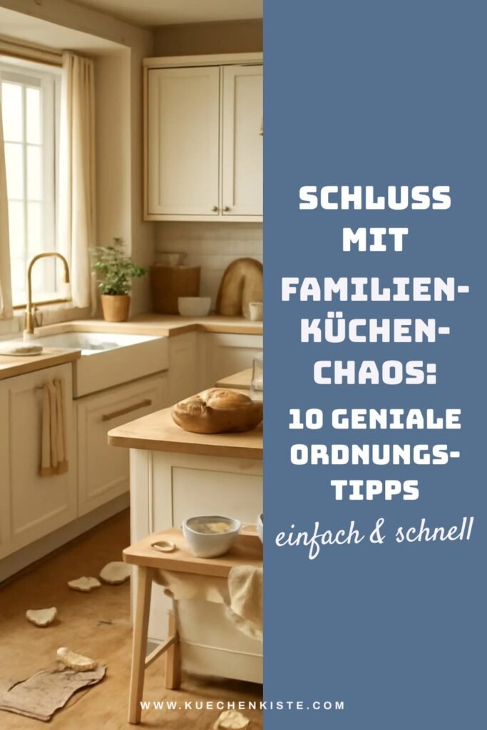 Schluss mit Familien-Küchen-Chaos: 10 geniale Ordnungs-Tipps