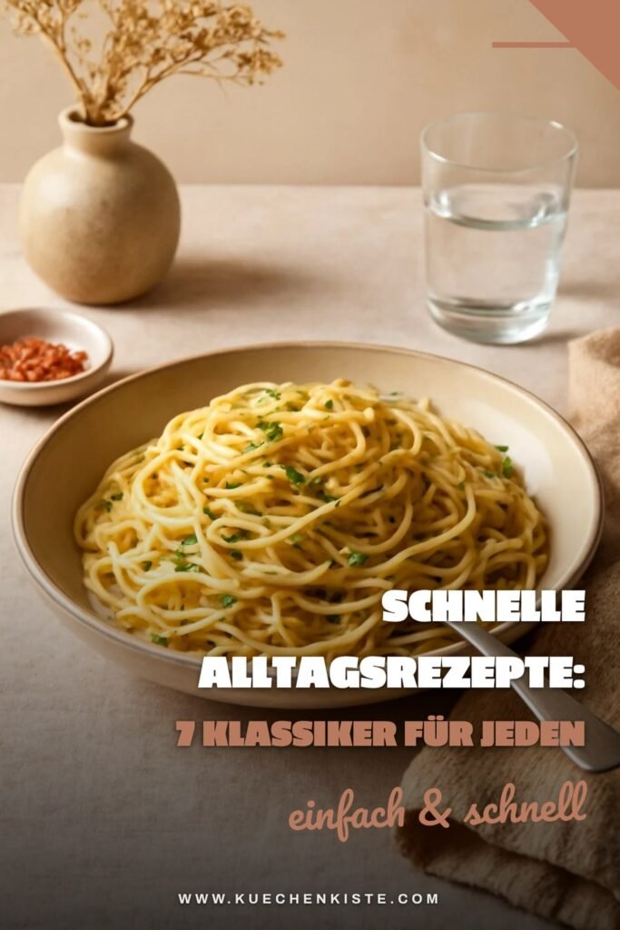 Schnelle Alltagsrezepte: 7 Klassiker für jeden Tag