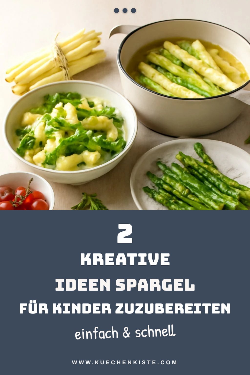 Spargel für Kinder ansprechend machen