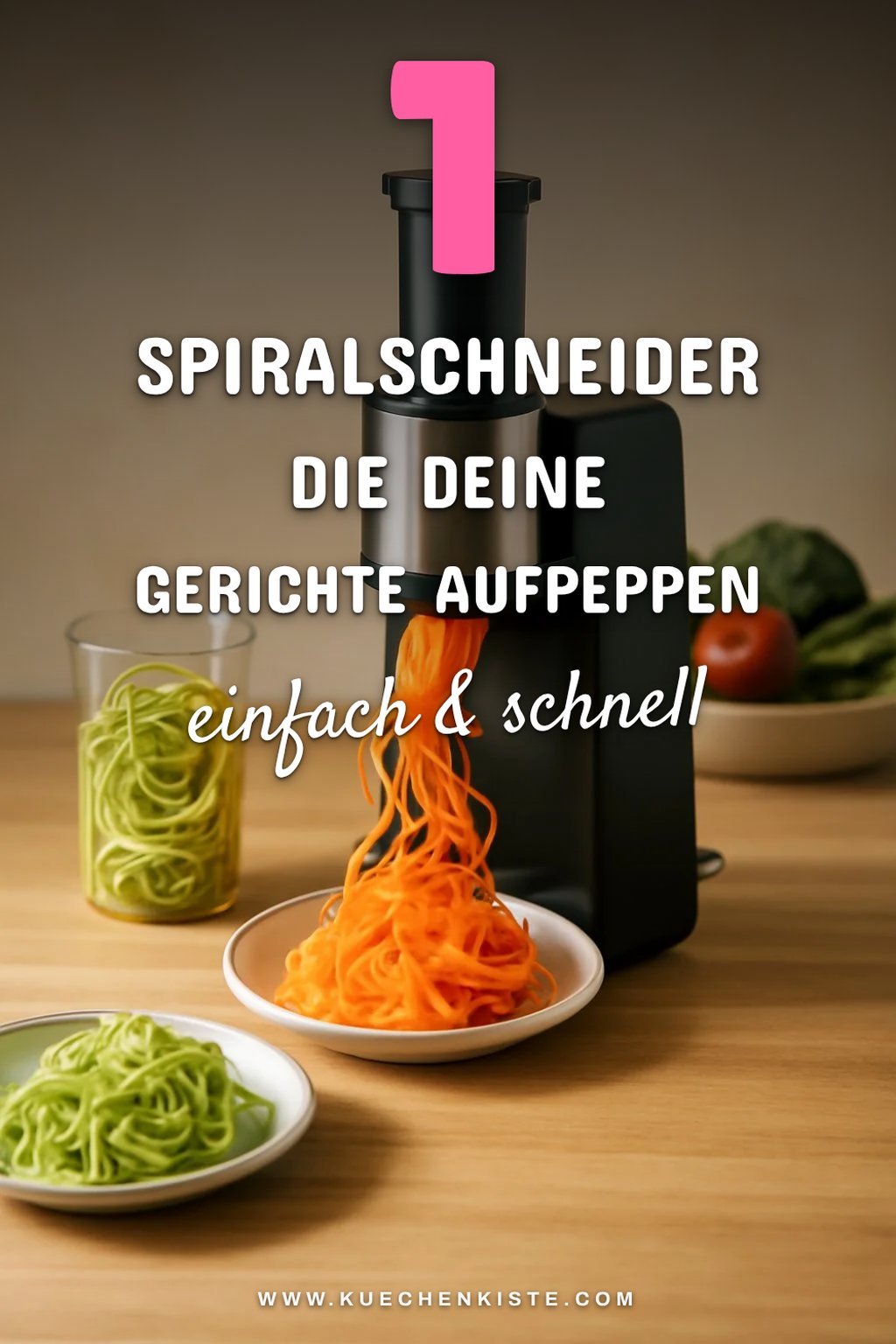 Die besten Spiralschneider für kreative Gemüsegerichte