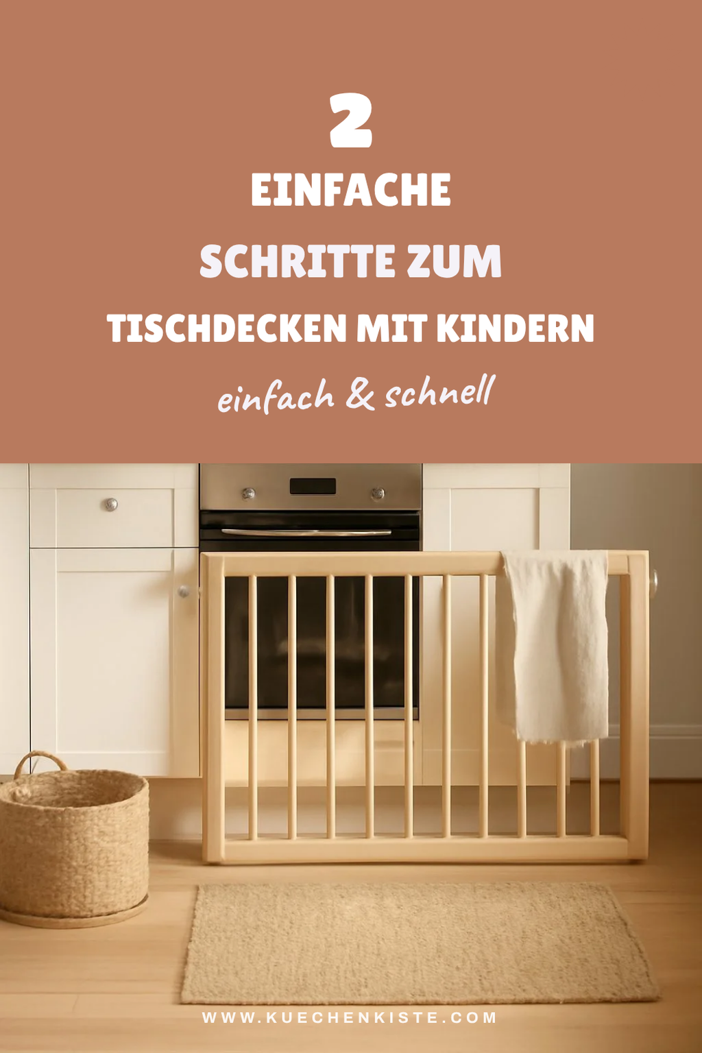 Tisch decken mit Kindern