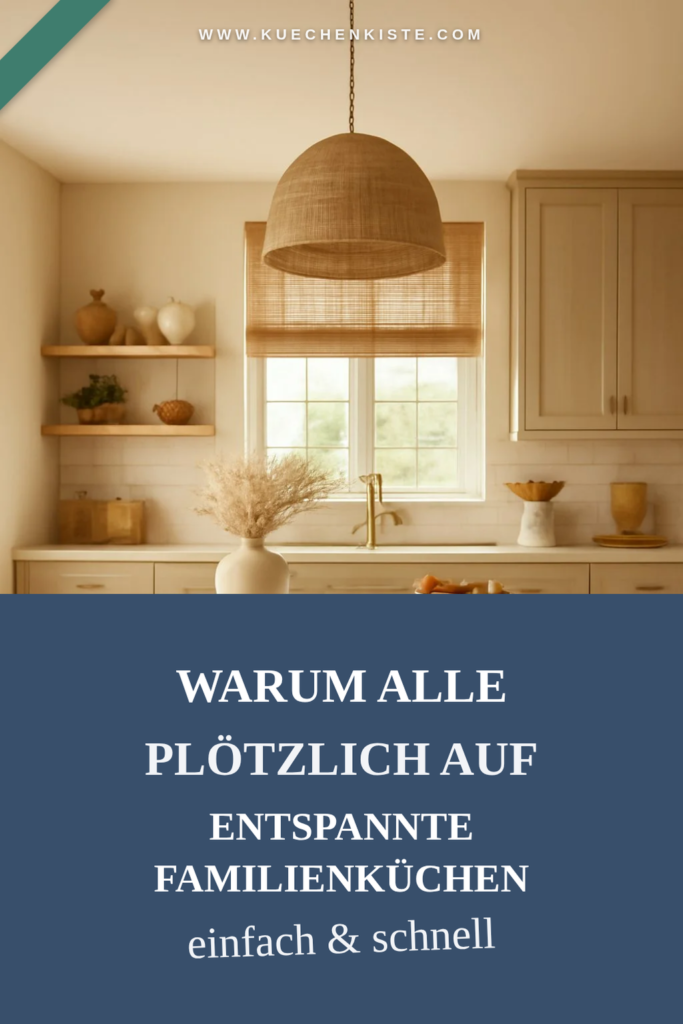 Warum alle plötzlich auf entspannte Familienküchen setzen