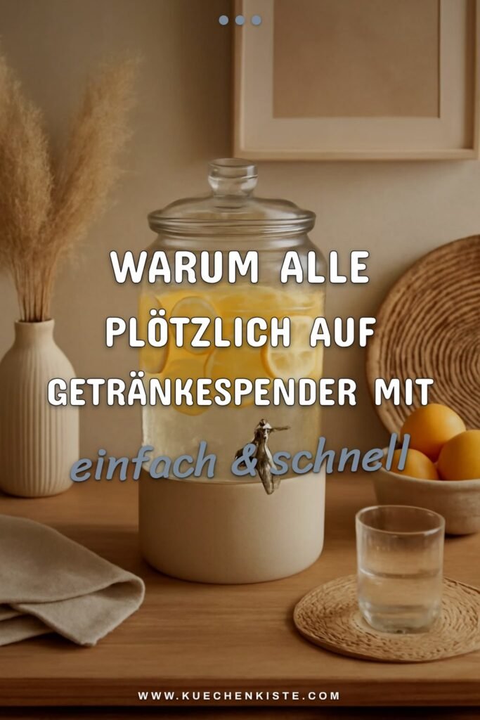 Warum alle plötzlich auf Getränkespender mit Zapfhahn setzen