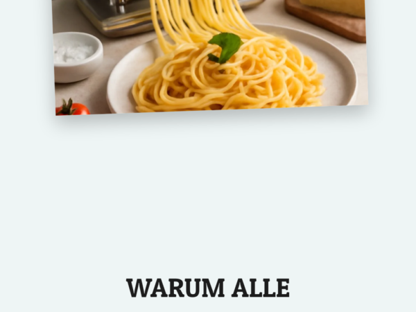 Warum alle plötzlich auf Nudelmaschinen setzen — und du auch!