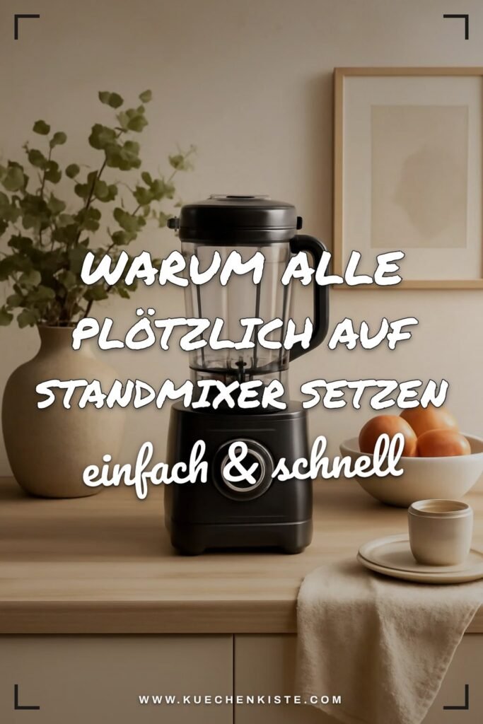 Warum alle plötzlich auf Standmixer setzen, die wirklich funktionieren