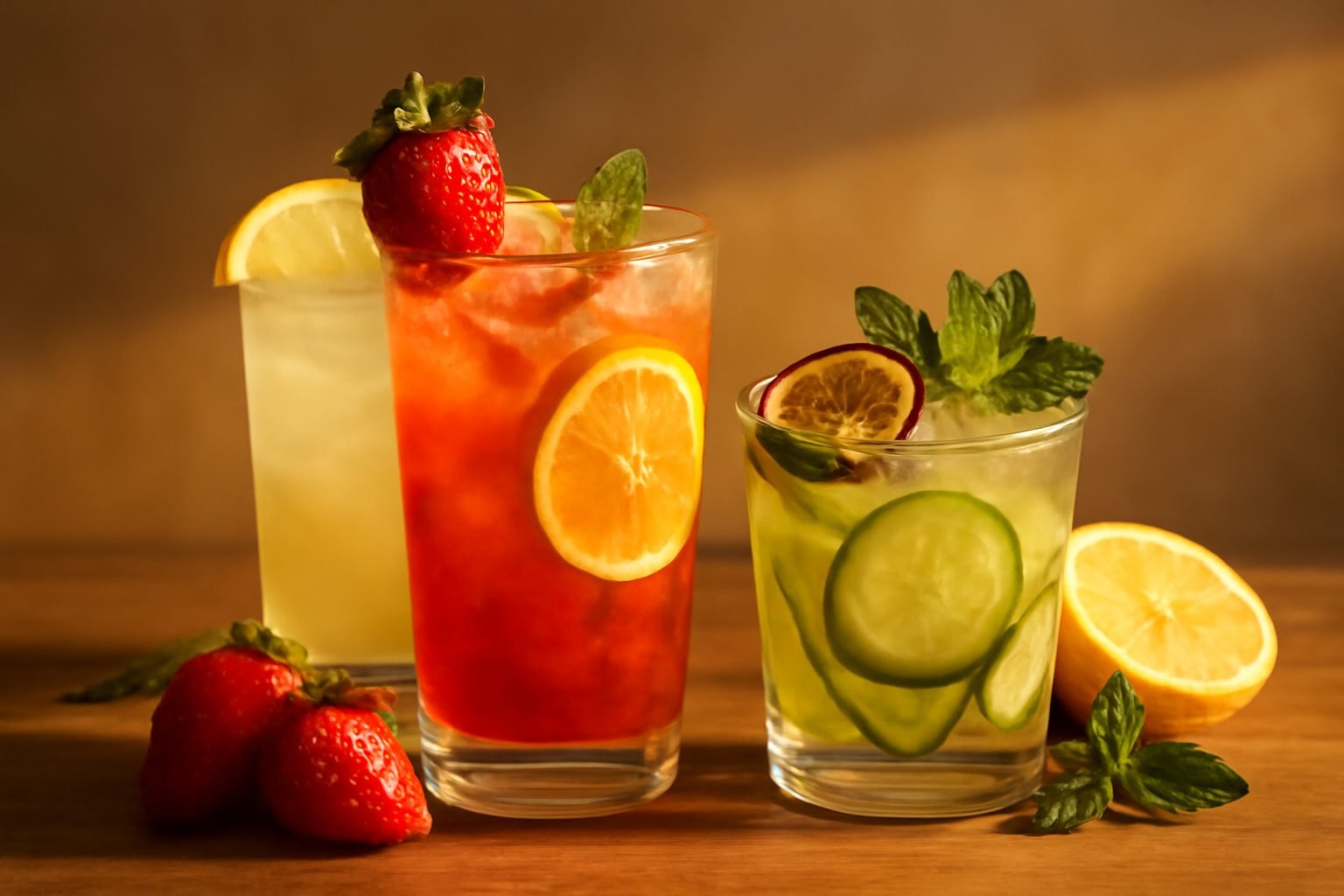 Alkoholfreie Cocktails für Kinder Silvester