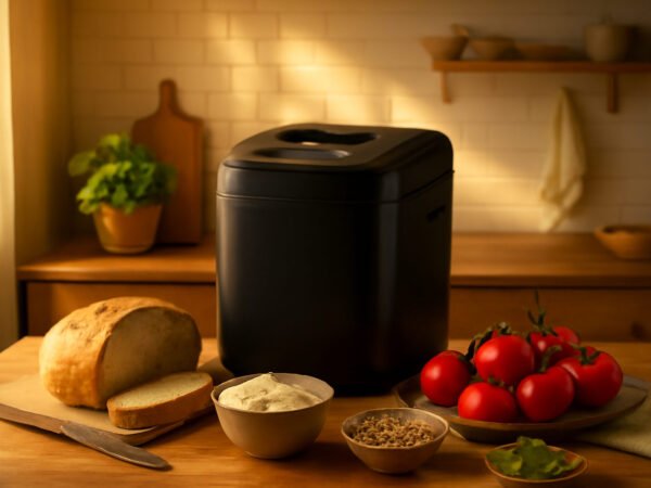 Brotbackautomat mit Versenkbaren Knethaken