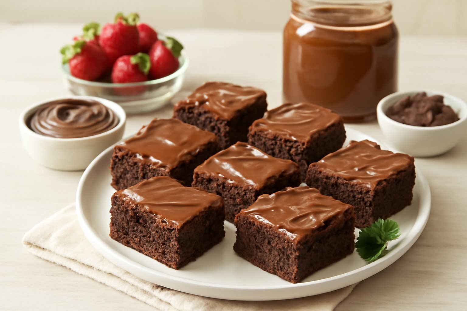 Brownies Rezept einfach mit Kakao: Zutaten und Zubereitung