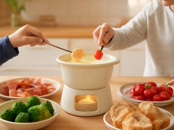 Fondue mit Kindern Silvester geeignet — einfach nachgekocht