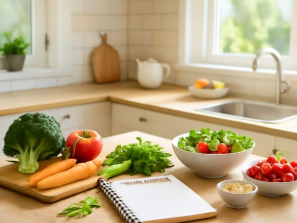 Günstiger Wochenplan zum Kochen für die Familie