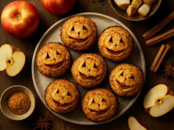 Halloween Apple Muffins: Zutaten und Zubereitung