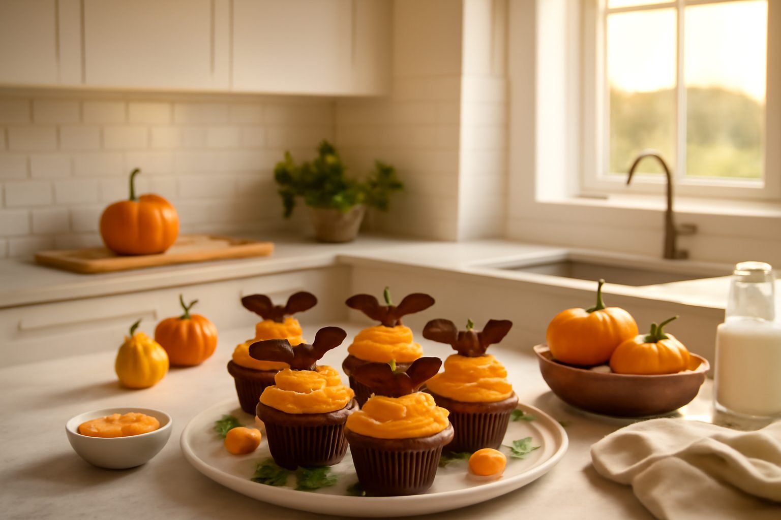 Halloween Muffins Arla: Zutaten und Zubereitung