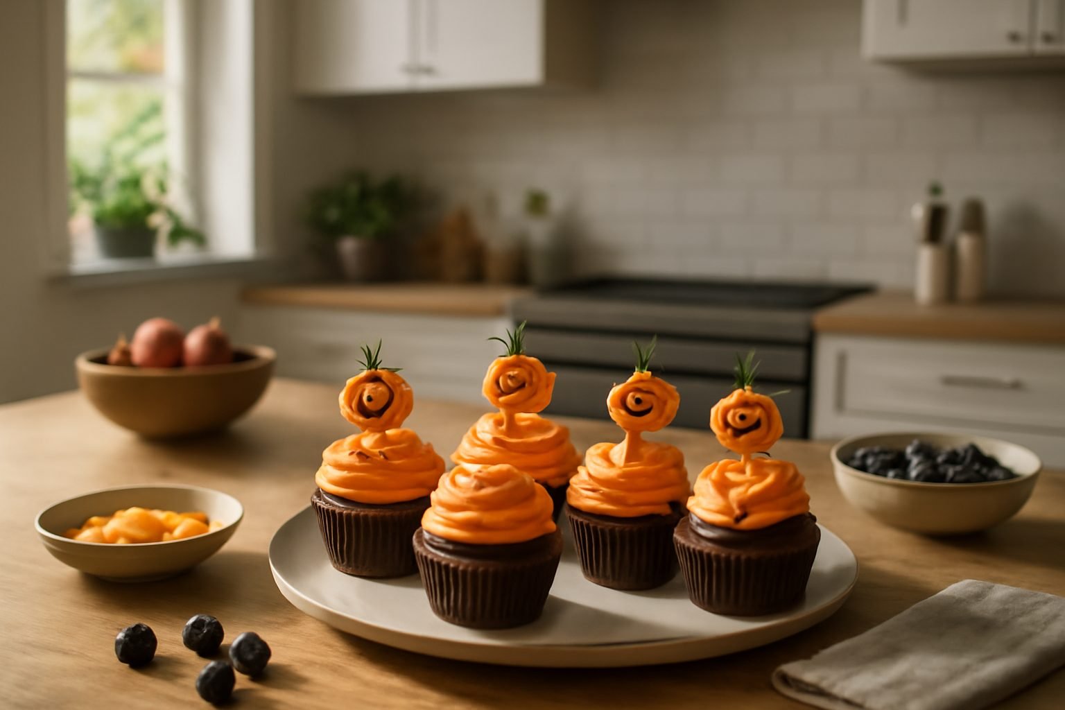 Halloween Muffins für Kinder: Zutaten und Zubereitung