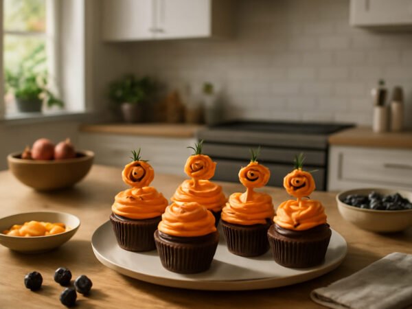 Halloween Muffins für Kinder: Zutaten und Zubereitung