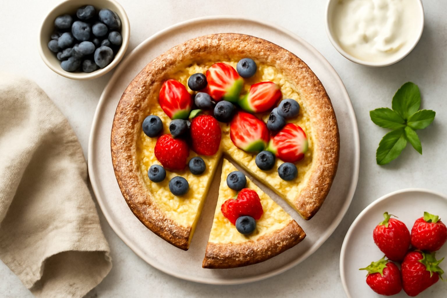 Kaesekuchen Rezept mit Quark: Zutaten und Zubereitung — Kaesekuchen Rezept Quark: