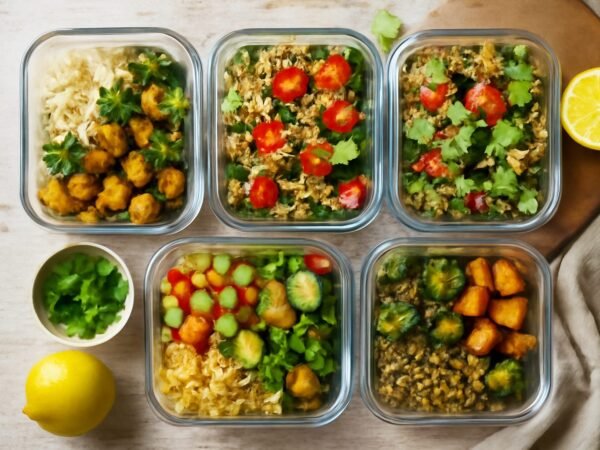 Vegetarische Meal-Prep-Rezepte für 5 Tage