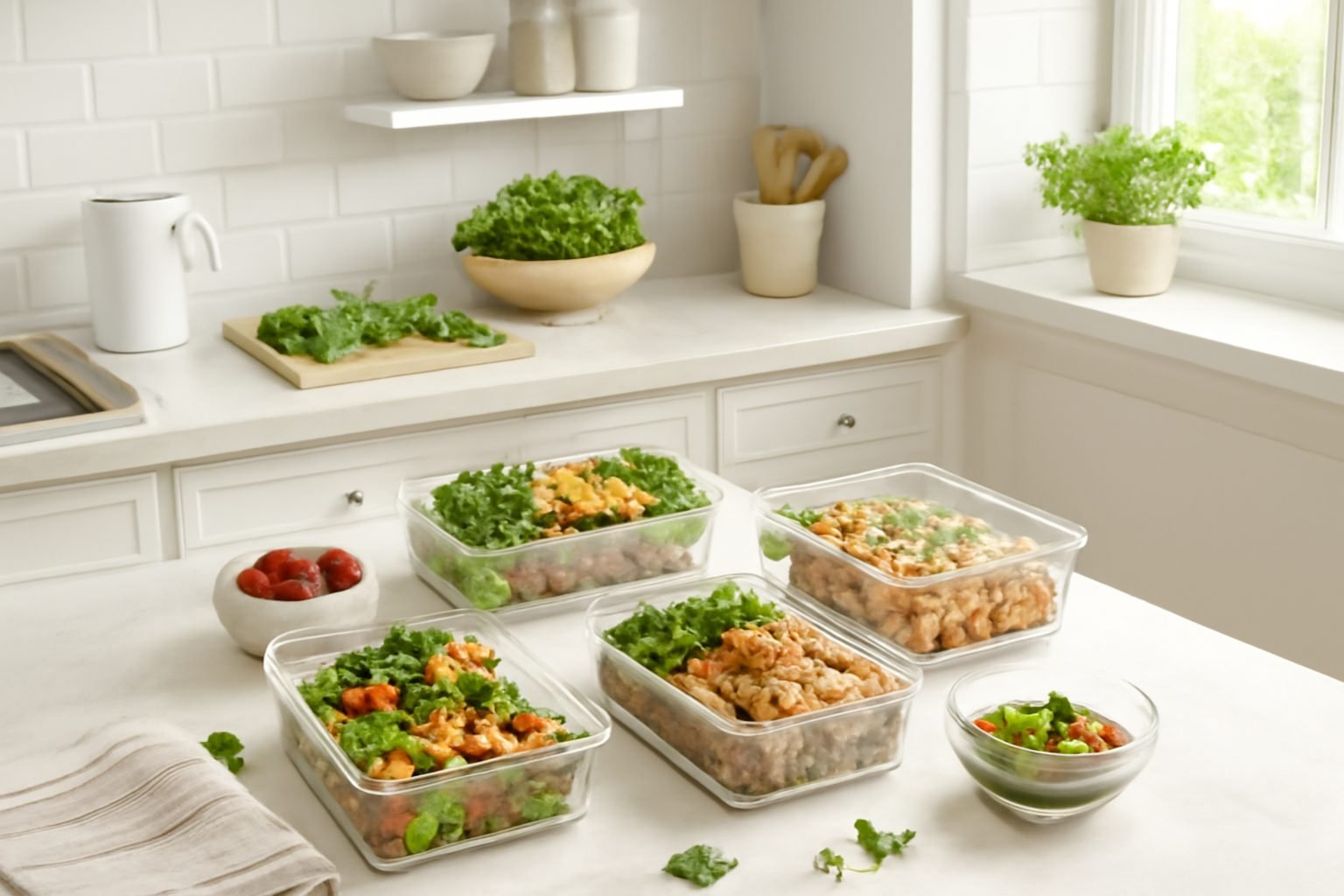 Entdecke 5 einfache Rezepte für Meal-Prep