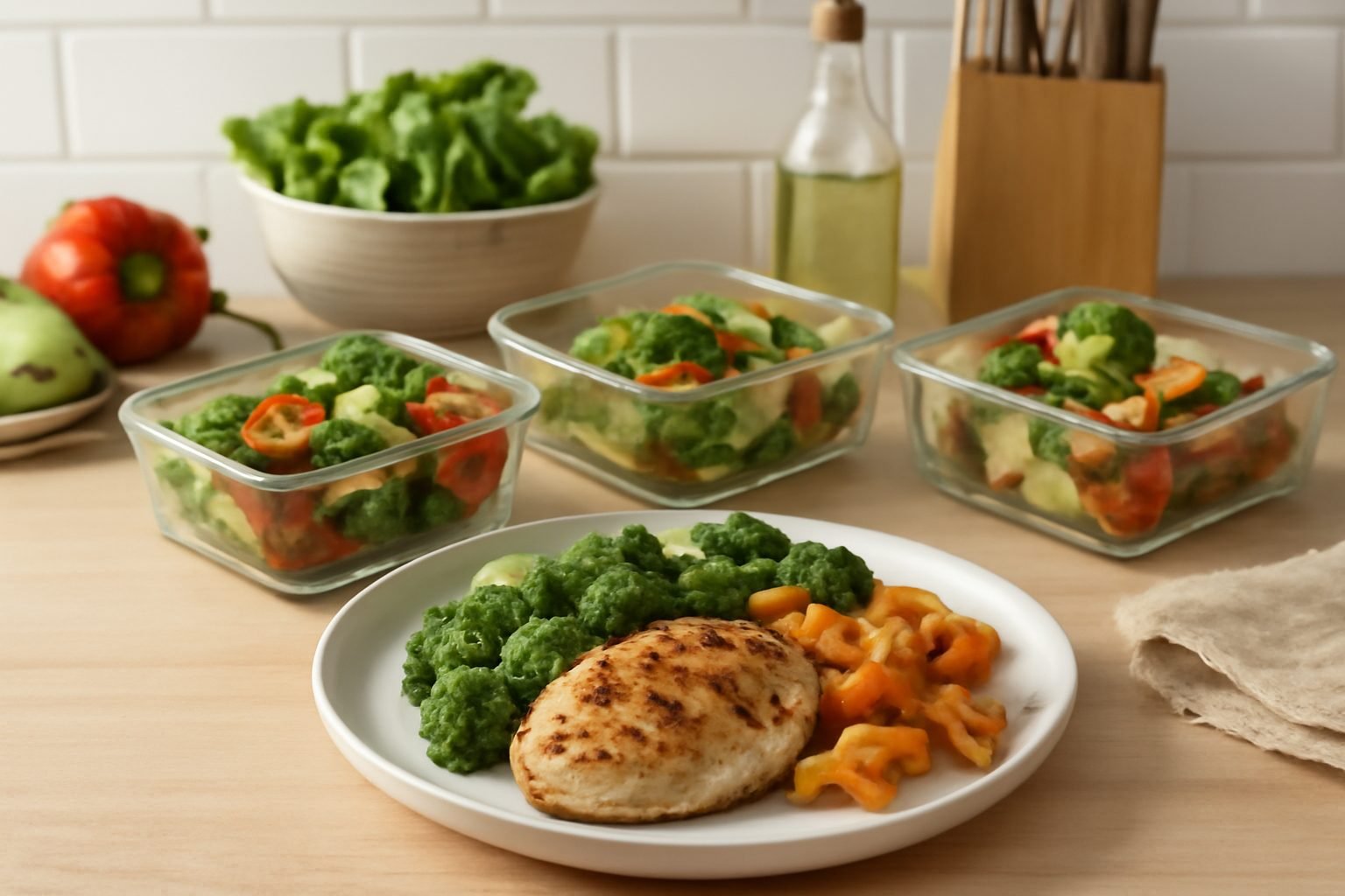 So bereitest du köstliche Low-Carb-Mahlzeiten für die Woche vor