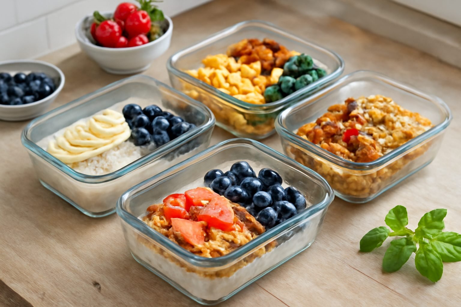 Meal-Prep-Frühstück-Rezepte für 5 Tage