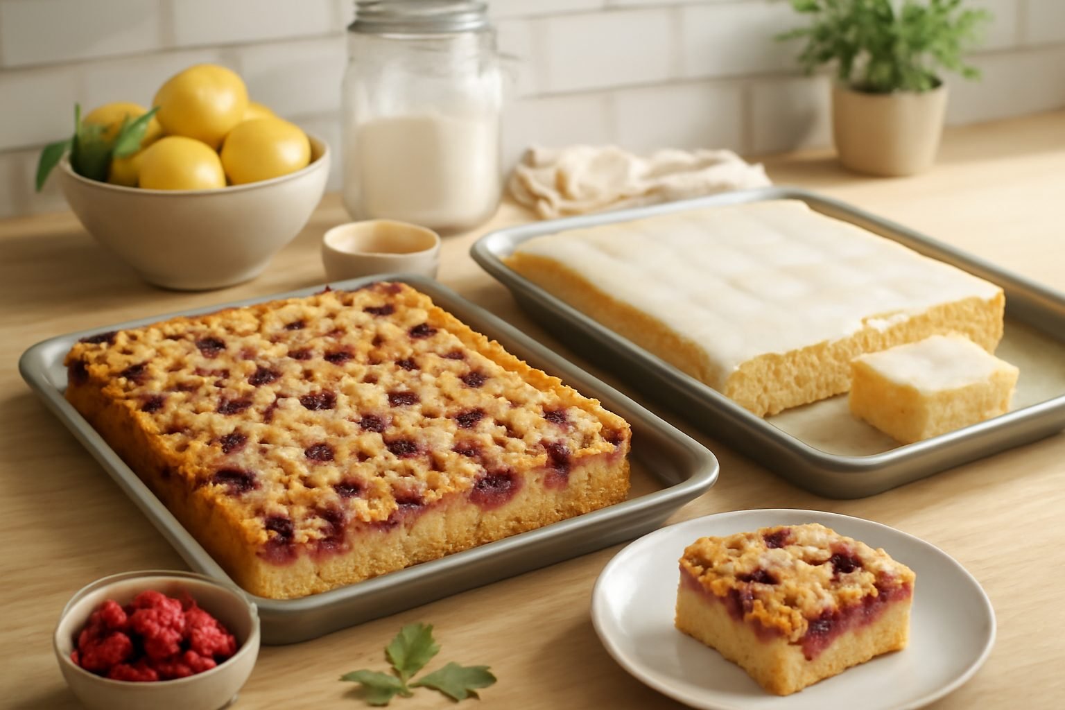 Einfache Blechkuchen-Rezepte für viele Gäste