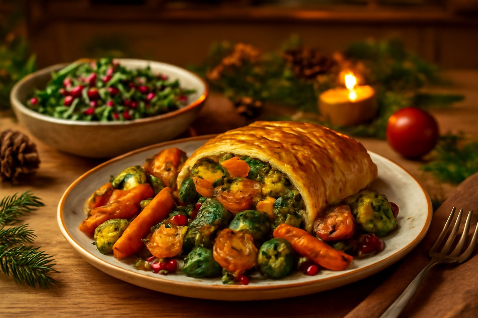So bereitest du ein festliches vegetarisches Weihnachtsessen zu