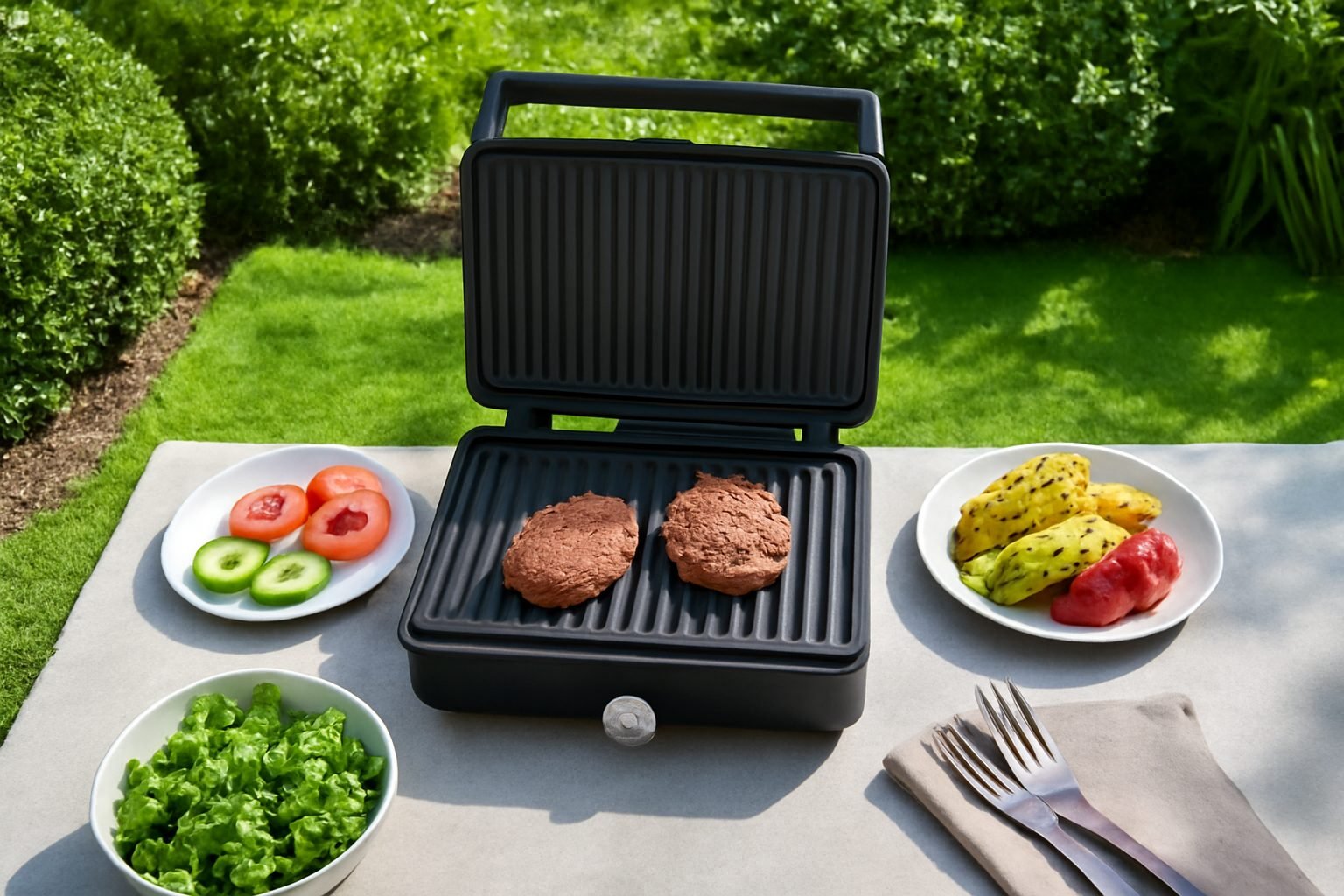 Kontaktgrill mit Abnehmbaren Platten — günstig statt teuer