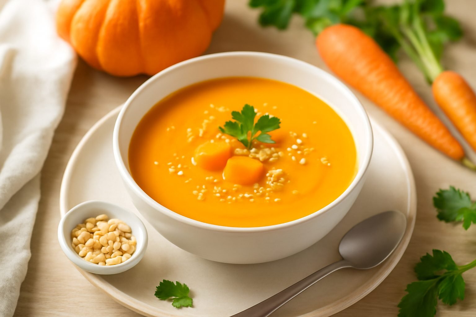 Kürbissuppe für Kleinkinder Rezept — einfach nachgekocht